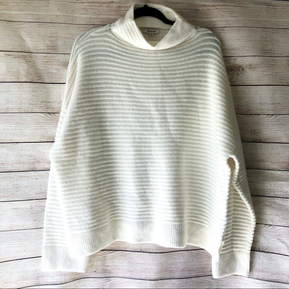 Madewell Belmont Mockneck Sweater NWT - Picture 3 of 8